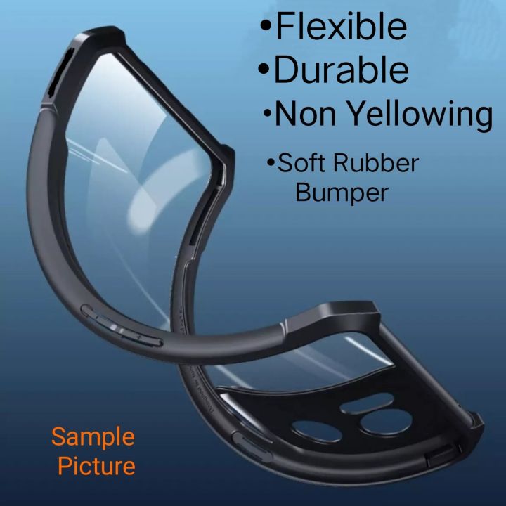 Vivo%20V21%204G/5G%20Clear%20Transparent%20Soft%20Rubber%20Bumper%20%20Cover%20Case%20-Non%20Yellowing%20-%20Image%204