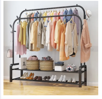 Coat%20hanger%20Rack%20hall%20Shelves%20With%20Heavy%20Duty%20Full%20Body%20Iron%20steel%20Hooks/%20Double/%20Single%20Pole%20Clothe%20Hanger%20Stand%20With%20Shoe%20Rack%20-%20Image%207