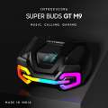 NumBer Super Buds GT M9 ANC (32db) Truly Wireless in Ear Earbuds with 60H Playtime, Dual Pairing Ear Buds, 35ms Low Latency, 13mm Speakers, 4Mic ENC, BT 5.4, Fast Charging. 