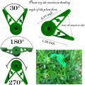 30Pcs Durable Plastic Plant Benders Growth Manipulation Plant Stem Branche Bending Low Stress Clip Garden Supplies Reuseable Plant Support Clamps. 