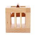 Unlock Interlock Game Unlock Wooden Brain Teaser Puzzle Cage Luban Lock Teaser Puzzle 3D Unlock Brain Teaser 3D Unlock Cage Apart Triangle Luban Lock Family Playing. 