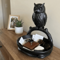 Practical 3D Printed Owl Storage Tray Animal Shaped Plastic Jewelry Tray Organizer Cute Decorative Desktop Organizer Tray Home Desktop. 