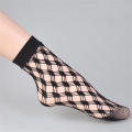 Black Lace short socks Comfortable Lace Ultrathin Mesh fishnet ankle socks Sheer  Women's black sheer socks for Party Night out Summer fashion Casual. 