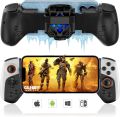 JK02 Phone Game Controller for iPhone/Android/PC/Switch with Cooler, Wireless Controller for Android iOS Switch with 2 Back Button Macro Programmable/Vibration, Play COD Mobile, Genshin Impact. 