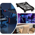 Computer Tower Stand Adjustable Mobile CPU Stand CPU Holder PC Tower Stand with Rolling Caster Wheels Riser Stand Black. 