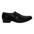 Black Color Stylish Design Office Shoes For Men. 