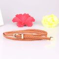 Decoration Thin Casual Retro Girls Waist Belt Braided Belts Pin Buckle Waistband. 