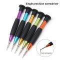 Practical Precision Mobile Phone Repair Tools Aluminum Alloy Hand Tool Phone Disassemble Tool Manual Screwdriver Set Phone/Laptop. 