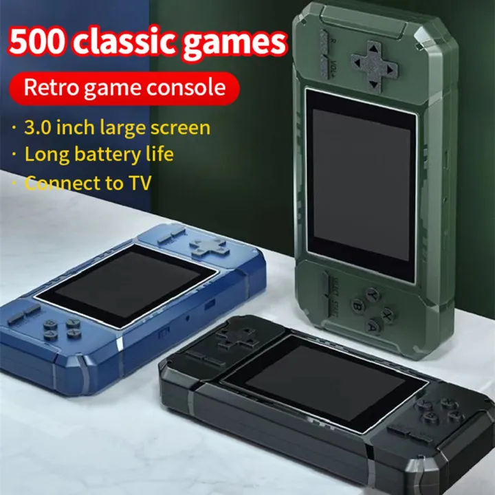 Green%EF%BC%8DLCD%20color%20screen%208%20handheld%20portable%20retro%20mini%20game%20slot%203.0%20inch%20game%20console%20with%20built-in%20500%20games%20-%20Image%203