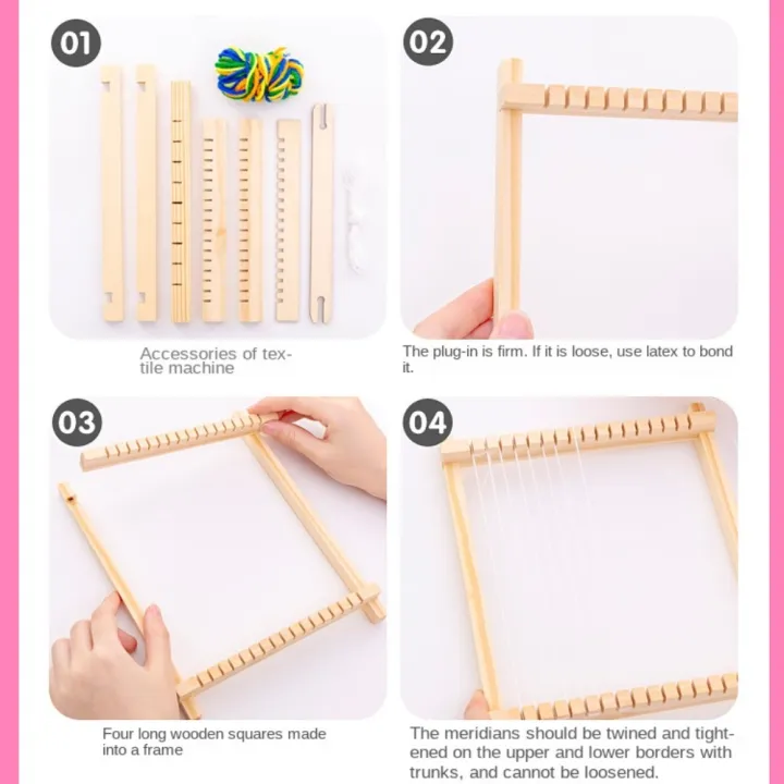 Creative%20DIY%20Weaving%20Loom%20Handmade%20Yarn%20Mini%20Weaving%20Loom%20Frame%20Kit%20Woven%20Set%20Knitting%20Machine%20Tapestry%20Loom%20Beginner%20-%20Image%202