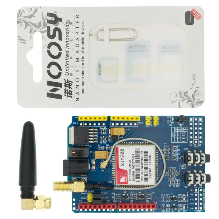SIM900 GPRS/GSM Shield Development Board Quad-Band Module For Arduino ...