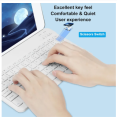 Ultra Slim Rechargeable Wireless Bluetooth Keyboard & Mouse (Portable Mini BT Wireless) for Android Windows PC Tablet. 