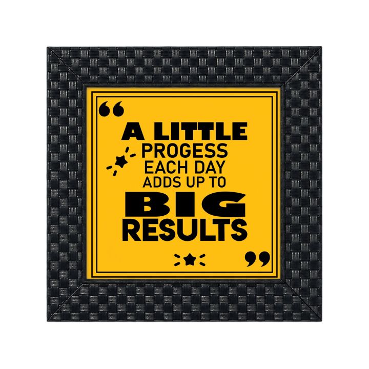 "did%20you%20workout%20today"%20quote%20-Matt%20Laminated%20printed%20poster%20with%20checker%20frame%20(4%20pcs%20set)9x9In%20-%20Image%202