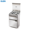 Glen Cooking Range Stainless Steel Gas Grill, Gas Oven 1 Triple Ring, 3 Alloy Burners Auto Ignition. 
