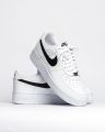 Air Force 1 White Black Premium Sneaker for Men. 