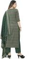 Women Cotton Blend Kurti Pant Dupatta Set Traditional Ethnic wear for Occasion Casual Festive Party Wedding. 