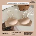 Bizzy MOYISU Naked Feeling Small Cup Without Trace Clothes Women Small Chest Gathered W Support Anti-sag Without Steel Ring New Women. 