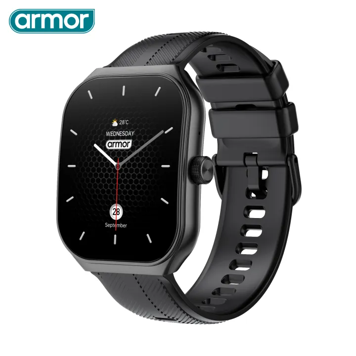 Armor%20Arc%20Smart%20Watch%201.96"%20Arc%20AMOLED%20Display,%20Bluetooth%20Calling,%20Always-On%20Display,%201%20ATM%20Water%20Resistant,%20Wireless%20Charging%20-%20Free%20Extra%20Strap%20-%20Image%2010