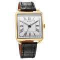 Titan Retro Revive Quartz Analog White Dial Leather Strap for Men -1676YL01. 