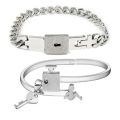 【Pocket king VOX 】Hers Love Heart Key Matching Bracelets Lovers Gifts. 