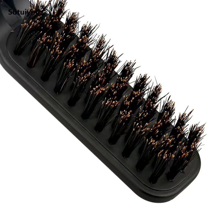 Sutuiying%201PCS%20Soft%20Boar%20Bristle%20Beard%20Brush%20Hairdressing%20Hair%20Styling%20Comb%20New%20style%20For%20Beard%20Men's%20Shaving%20Brush%20Fold%20Beard%20And%20Mustache%20Brush%20-%20Image%205