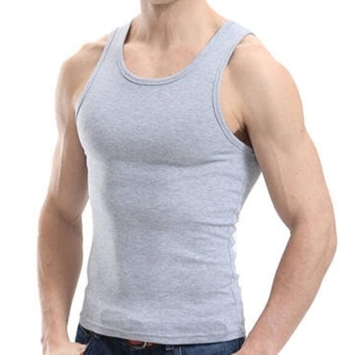 Crocodile Cotton Sleeveless Undershirt Fine Vest For Men (Pack Of 2)