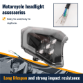 NAMUNY 3X Dirt Bike LED Headlight for Pit Bike ATV TC FE TE EXC XCW SXF SX 125 250 300 350 450 500 530. 