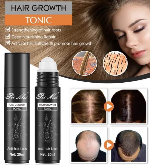 Peimei Hair Growth Tonic Original Strengthening Of Hair Roots Deep Nourishing Repair 3D Massage 20 ML