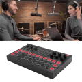 M9 Multi-Function Sound Card Mixer - Professional Audio Mixing Console with Bluetooth, Live Broadcast Mode, and Voice Effects for Phones & PCs. 