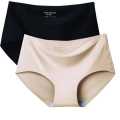 2 Pcs Seamless Panty - Underwear - Ice Silk Panties For Women. 