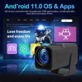 HY320 Gaming Projector 2-in-1 Android Console | 1080P FHD | 180° Full Rotation Design | WiFi 6 Bluetooth 5.0 | 4K Supported | Low Latency Gaming Mode | Auto Keystone | Portable Home Theater & Outdoor Movie Projector. 