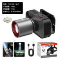 Xinsite Solar Lighting Type-C Rechargeable Long-Range Outdoor Headlamp Long Battery Life Searchlight. 