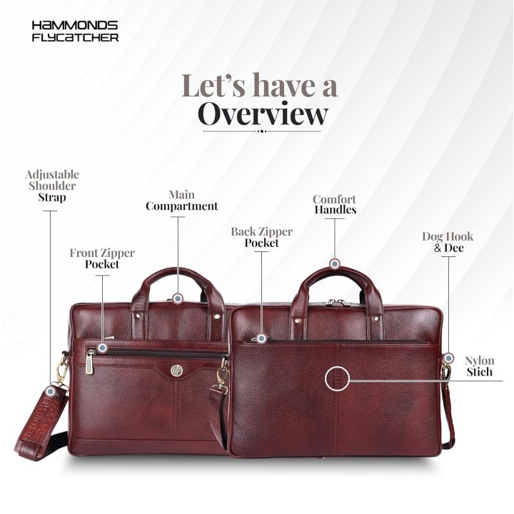 Hammonds%20Flycatcher%20Brown%20Genuine%20Leather%20Laptop%20Bag%20For%20Men%20-%20Bags%20%7C%20Laptop%20Bags%20For%20Men%20%7C%20Bag%20For%20Men%20-%20Image%204