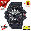 (Ready Stock) G-Shock Mudmaster Men Watch Digital Sport Watch LED Display Water Resistant Shockproof and Waterproof World Time LED Auto Light Sports Square Wrist Watches GG-1000-1A. 