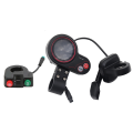 6PIN TF-100 Thumb Throttle LCD Display+Switch Button for / Pro Electric Scooter Dashboard Outdoor LCD Meter. 