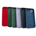 Apple iPhone 13 / iphone 14 (Same Size) Liquid Silicone Soft Cover Case | Microfiber Inside. 