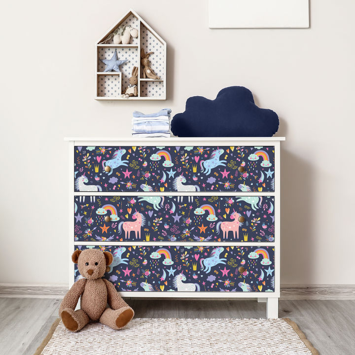 Artsy%20Home%20Kids%20Children's%20Unicorn%20Furniture%20Sticker%20120cm%20x%2040cm%20-%20Image%202