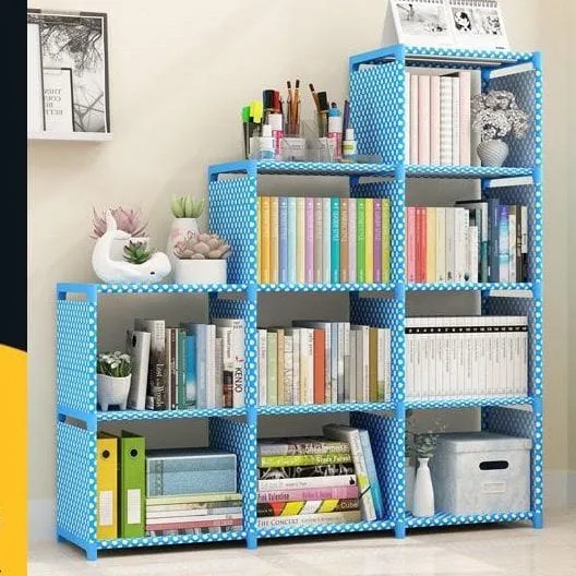 4%20Layers%209-Cubes%20Bookcase%20Bookshelf%20Storage%20Shelf%20for%20Home%20and%20Office,%20Plastic%20Rack%20Organizer%20-%20Image%202