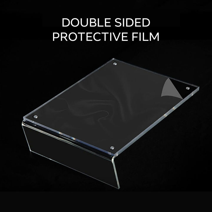 Cizzy Transparent Acrylic Strong Magnetic Brochure Stand Flyer Leaflet Display QR Code Stand Menu Display