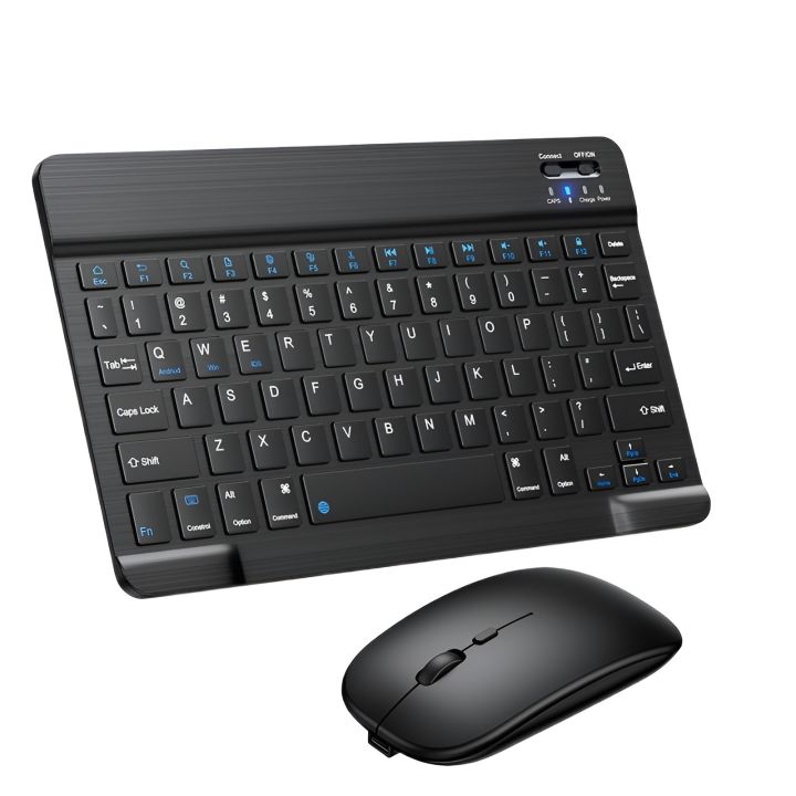 Premium Wireless Bluetooth Keyboard And Mouse Combo – Ergonomic Design, Long Battery Life, Quick Charging, Extended Range, And Energy Efficient