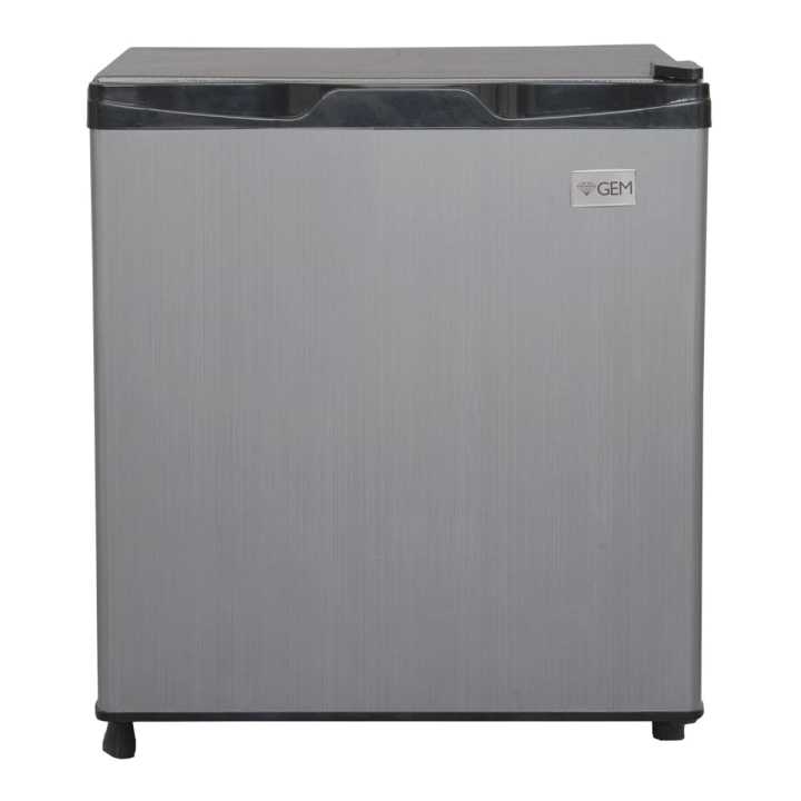 GEM GRD-70HSWP  mini  Bar  (50 Litre) Direct Cool Single Door Refrigerator_ Hairline Silver