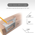Multifunctional Square 45+90 Degree Gauge Angle Ruler T-Shaped Measuring Woodworking Ruler Tool. 