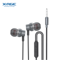 X-AGE ConvE Acoustic W6 Wired Earphone - (XWE06) | Super Bass | With Microphone | 10mm Driver | 3.5mm Aux Jack. 