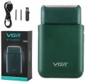 VGR V-390 Premium Cordless Rechargable Professional Electric Ultra Thin Shaver Wet/Dry Razor for Face Care Beard Trimmer with USB Travel Shaver, Electric Razor, Electric Shaver - random color. 