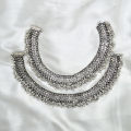 Silver Oxidized Toned Ethnic Style Pauju For Women- Jewels of Nepal. 