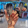 TPU Car key Proton car smart key case key case for S70/X50/X90 Key Case Keyless Smart Entry key Proton Cover kunci Keychain  key cover. 