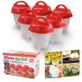 Silicone Egg Steamer Eggies Boil Egg Cooker Hard- Boiled Eggs. 