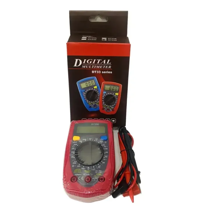 DT33 Series Digital Multimeter Multifunctional Measuring Instrument DC ...
