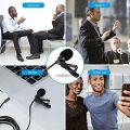 Jmary MC-R1 Lavalier Microphone Mic Clip On Kabel Jack 3.5 Vlog Zoom Recording. 