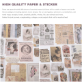 200 Pcs Vintage Ephemera Pack Junk Journal Kit Scrapbook Planner. 